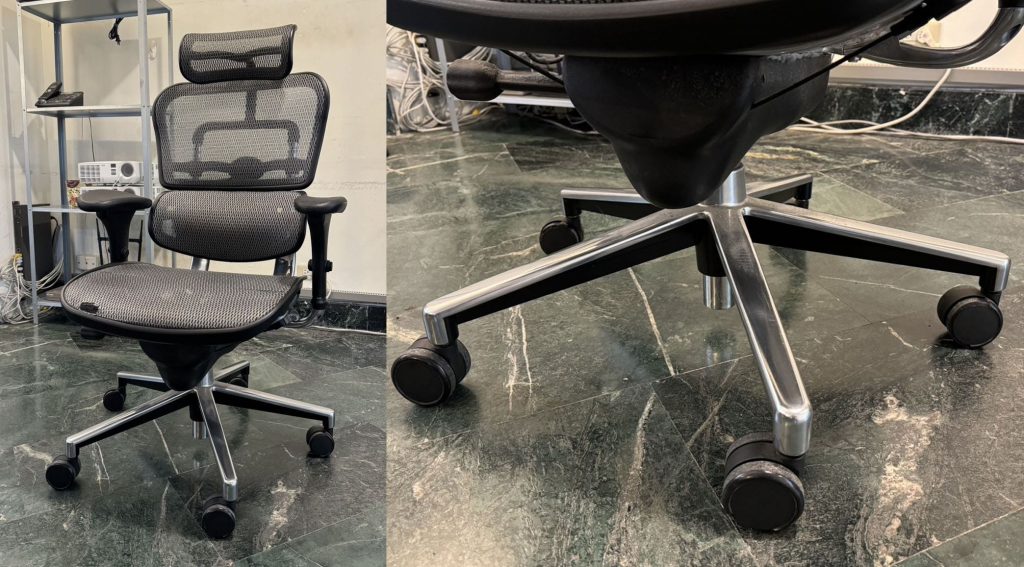 人體工學椅椅輪損壞