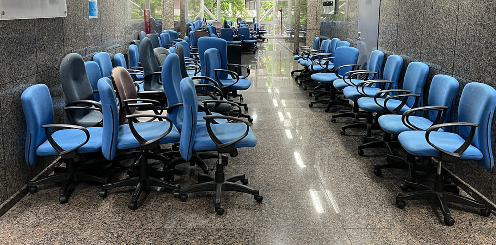 企業辦公椅汰舊換新案例